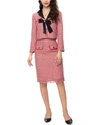 Lanelle 2pc Blazer & Skirt Set In Pink