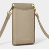 KATIE LOXTON BEA CELL BAG IN TAUPE