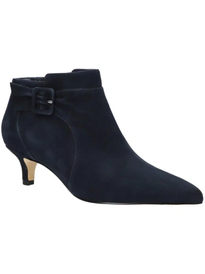 BELLA VITA WOMENS SUEDE POINTED TOE BOOTIES