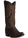 DAN POST MENS LEATHER DETAIL STITCHING COWBOY, WESTERN BOOTS