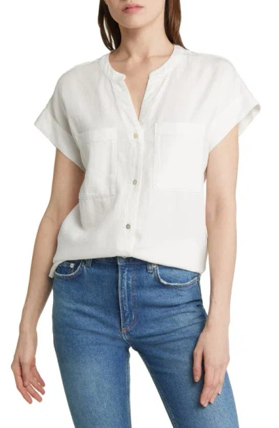 Rails Mel Patch Pocket Button-up Shirt In White