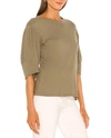JOIE LYDIA TOP IN MILITARY OLIVE