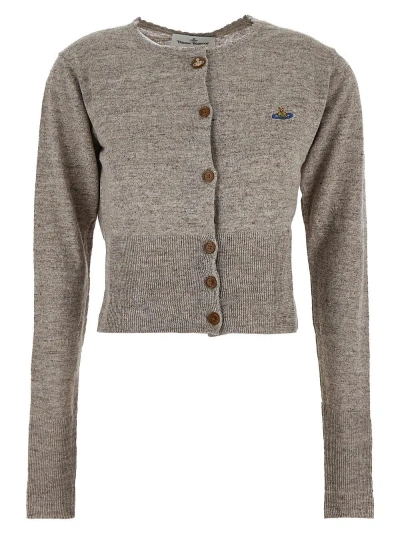 Vivienne Westwood Bea Cardigan In Beige