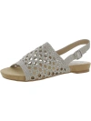 Bellini Newable Womens Woven Slip On Slingback Sandals In Grey