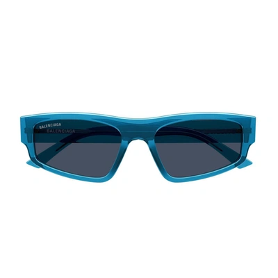 Balenciaga Bb0305s 004 Sunglasses In Blue