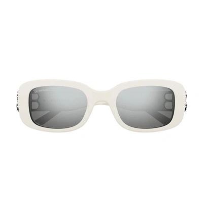 Balenciaga Bb0310sk 003 Sunglasses In Bianco