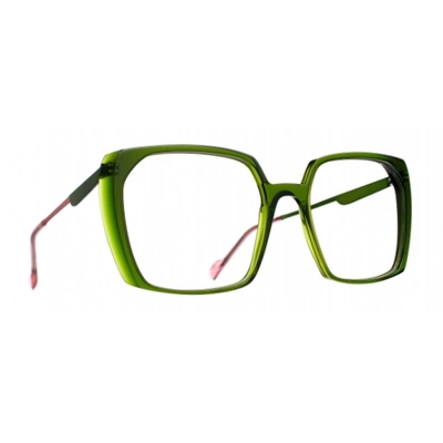 Blush By Caroline Abram Dandine Eyeglasses In Green