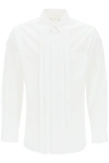 Sacai Camicia Effetto Stratificato In Popeline