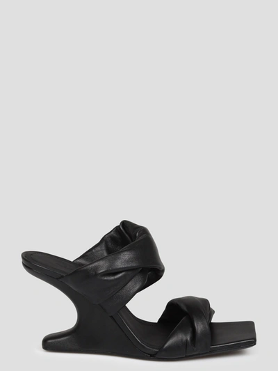 RICK OWENS CANTILEVER 8 TWISTED SANDAL