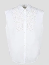P.a.r.o.s.h Canyox Lace Embroidery Shirt Shirts White