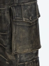 GOLDEN GOOSE CARGO LEATHER PANTS
