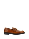 Chloé Marcie Almond-toe Leather Loafers