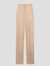 Alberta Ferretti Enver Satin Palazzo Pants
