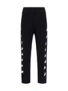 Golden Goose Black Doro Star Collection Jogging Pants With Contrasting White Stars
