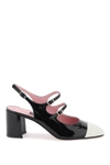 Carel Papaya Sling-back Leather Courts