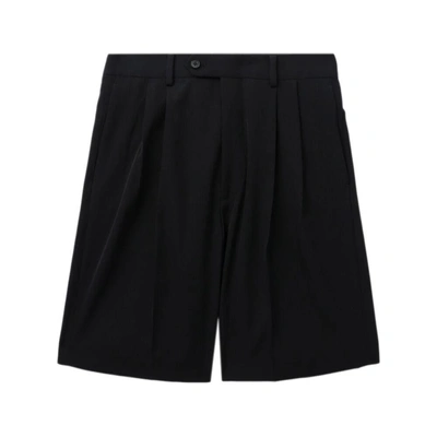 Auralee Wool Shorts In Black