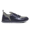 TOD'S SCUBA RUNNER LEATHER AND NEOPRENE TRAINERS