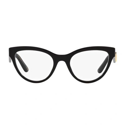 Dolce & Gabbana Dg3372 Dg Crossed Eyeglasses In Black