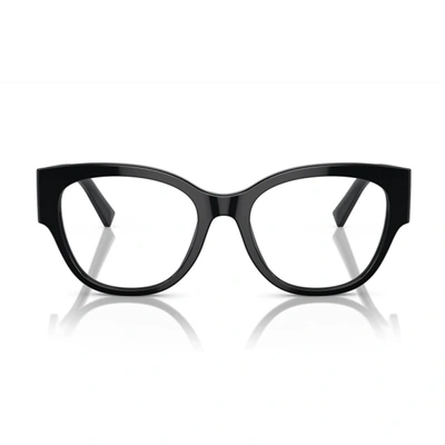 Dolce & Gabbana Dg3377 Dg Crossed Eyeglasses In Black