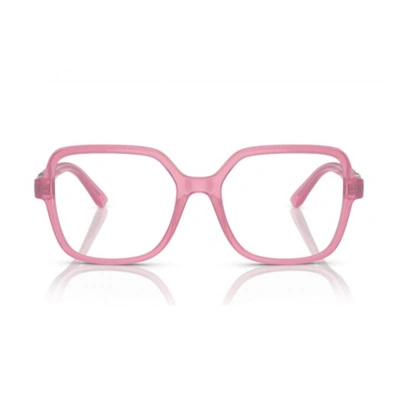 Dolce & Gabbana Dg5105u Dg Crossed Eyeglasses In Pink
