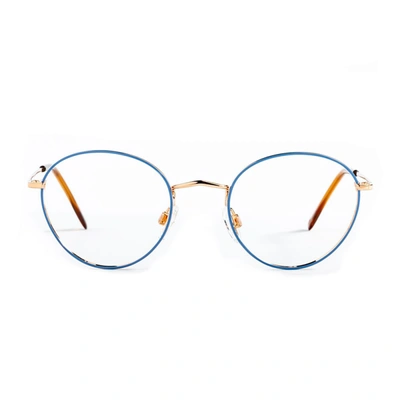 Germano Gambini Gg76 Eyeglasses In Blue