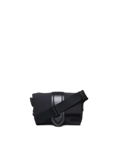 Jacquemus Le Petit Messenger Bambin Bag In Black