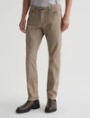Ag Tellis Sud Modern Slim Fit Stretch Twill Pants In Khaki