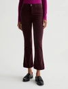 Ag Farrah Mid Rise Bootcut Pants In Red