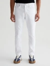 Ag Everett Straight Fit Twill Pants In White