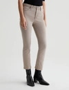 Ag Mari Crop Cotton Jean In Sulfur Desert Taupe In Khaki