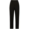 Dolce & Gabbana High-waisted Wool Cigarette Pants In Black