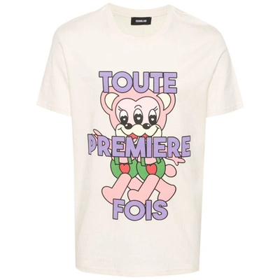 Egonlab Off-white Teddies T-shirt In Neutrals