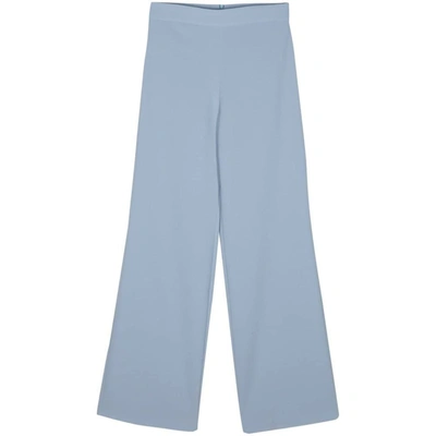 Fely Campo Zipped Straight Trousers In Blue