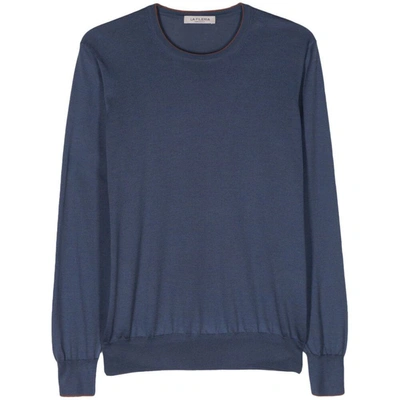 Fileria Fine-knit Jumper In Blue