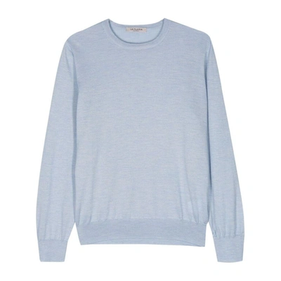 Fileria Fine-knit Jumper In Blue