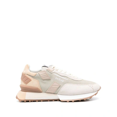 Ghoud Rush Groove Suede Sneakers In Beige