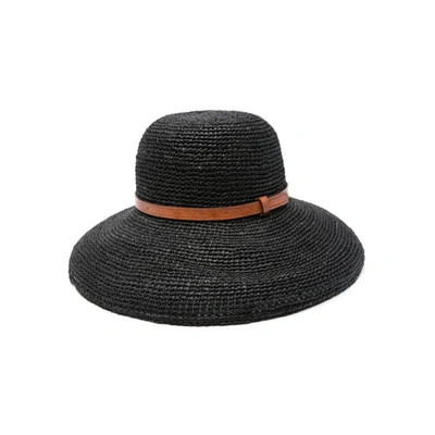 Ibeliv Rova Raffia Hat In Black