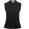 Jw Anderson Anchor Logo Cotton Top In Black