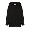 Max Mara Obbia Wool Oversize Hooded Sweatshirt In 003
