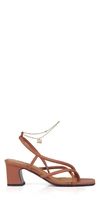 Reike Nen Gaji Leather Sandals Brown