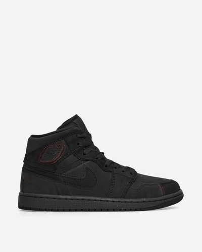 Nike Air Jordan 1 Mid Se Craft Sneakers Dark Smoke Grey / Black In Multicolor