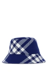 Burberry Embroidered Polyester Blend Bucket Hat In Knightipcheck