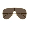 Gucci Lettering-detail Oversize-frame Sunglasses