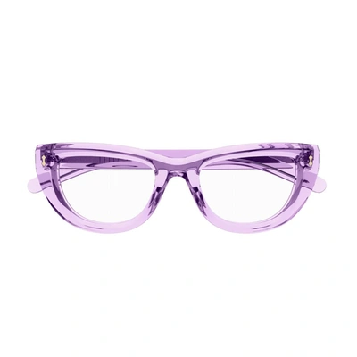 Gucci Gg1521o Linea Rivets 004 Glasses In Viola
