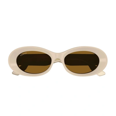 Gucci Gg1527s 004 Sunglasses In Beige