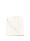 Jil Sander Logo-print Shoulder Bag In White