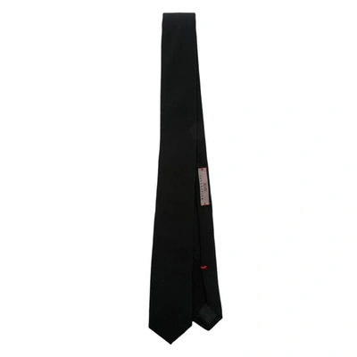 Lady Anne Steve Patterned-jacquard Tie In Black