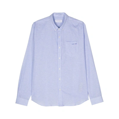 Maison Labiche Carnot Linen Shirt In Blue