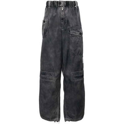 Miharayasuhiro Rc-twill Cargo Trousers In Grey