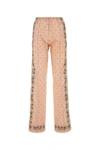 Palm Angels Jeans In Pinkoffwhite